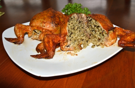 Boneless Cornish Hen (with your choice of stuffing!)