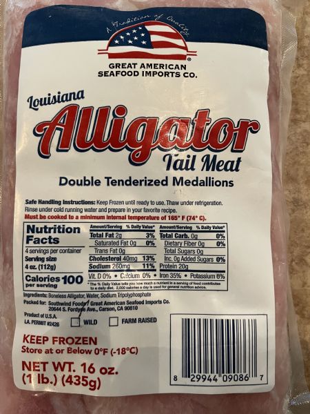Alligator Tail Meat